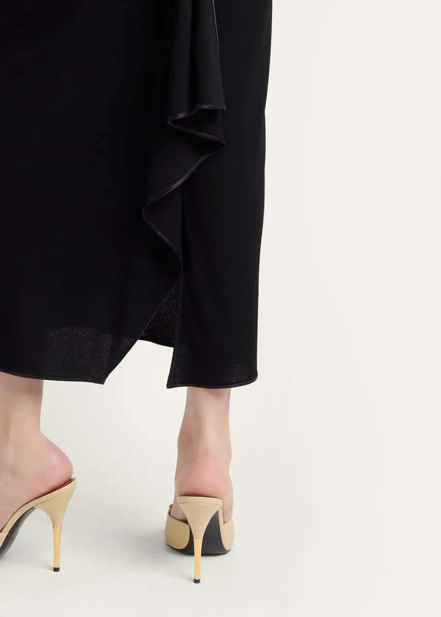 Valentino Garavani Draped Midi Pencil Skirt | Thumbnail 5 Valentino Garavani Draped Midi Pencil Skirt | Thumbnail 5