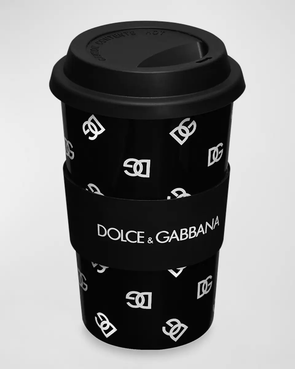 Dolce & Gabbana Casa DG Logo Mug With Lid | Thumbnail 2 Dolce & Gabbana Casa DG Logo Mug With Lid | Thumbnail 2