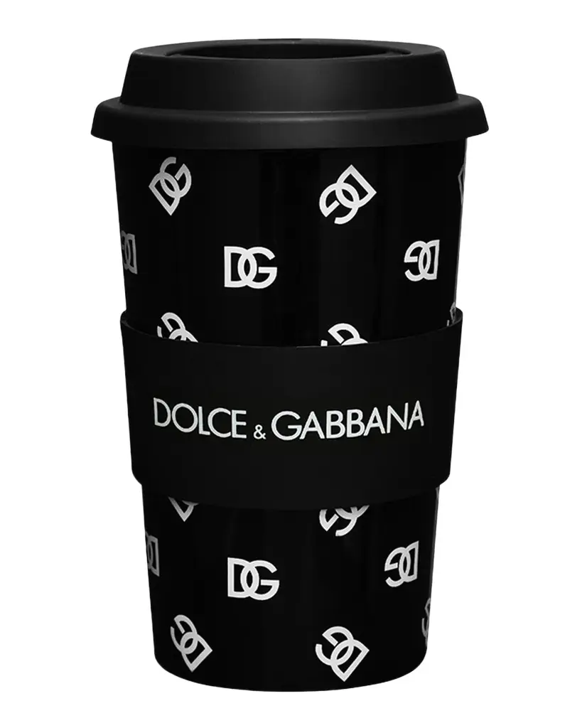 Dolce & Gabbana Casa DG Logo Mug With Lid