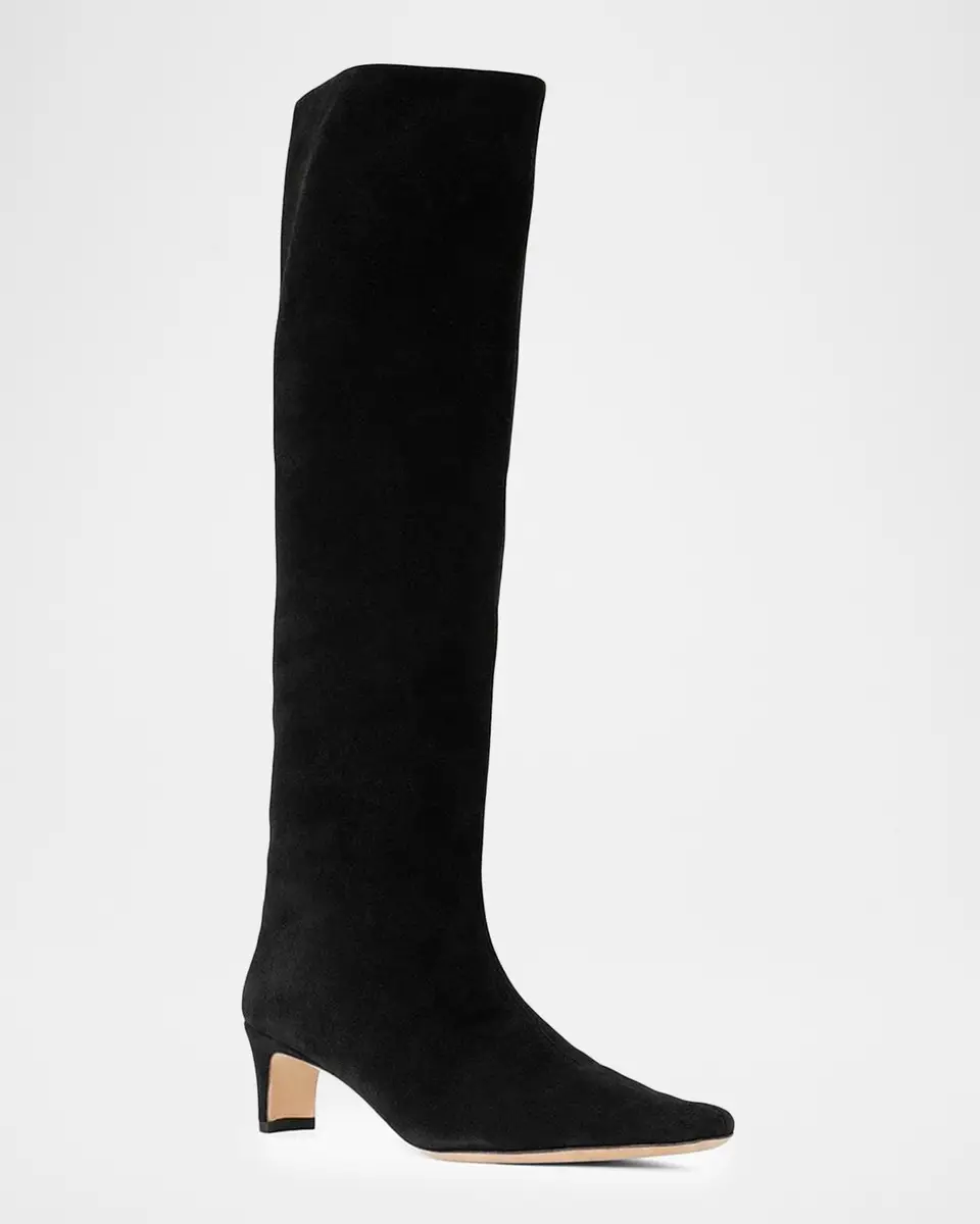 Staud Wally Suede Knee-High Boots | Thumbnail 2 Staud Wally Suede Knee-High Boots | Thumbnail 2
