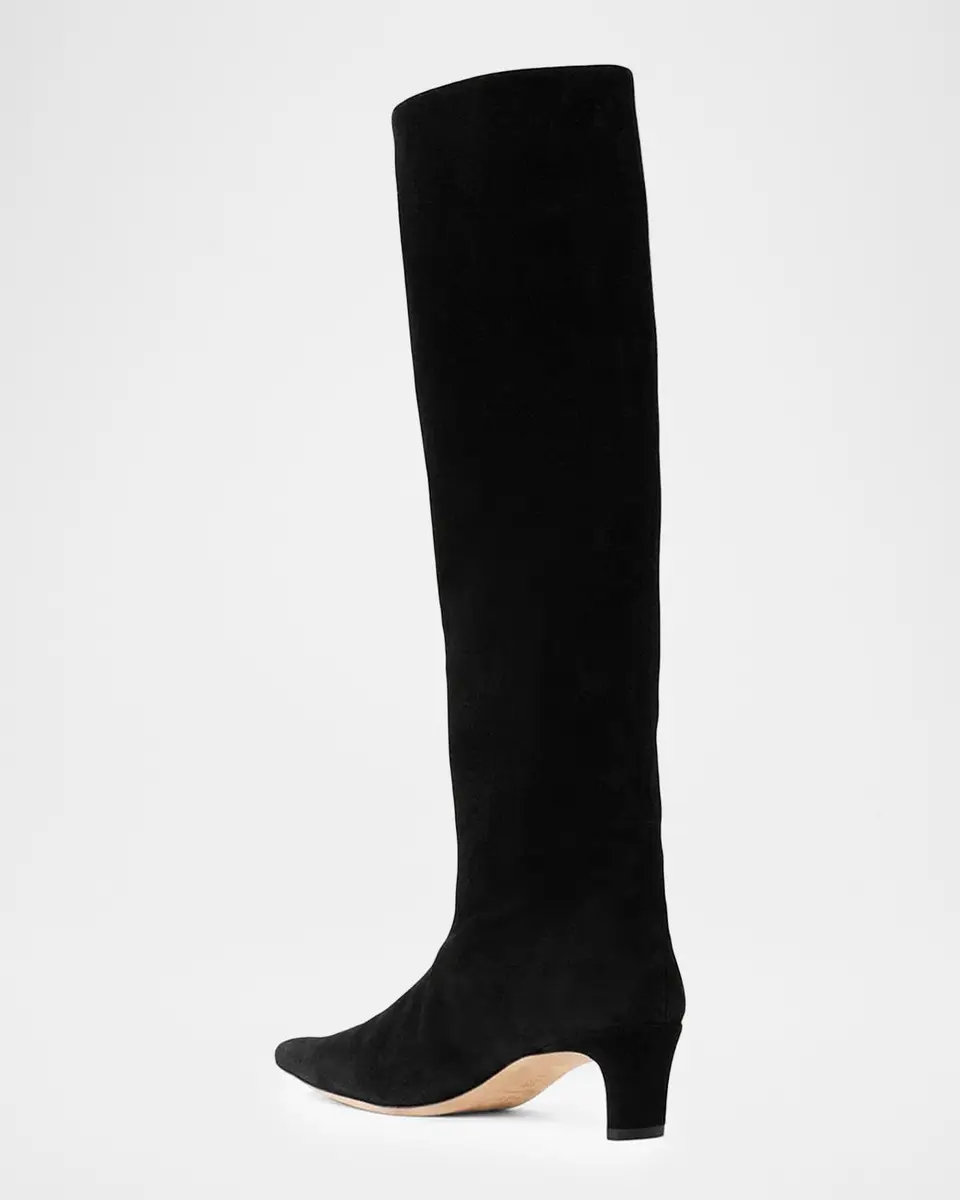 Staud Wally Suede Knee-High Boots | Thumbnail 3 Staud Wally Suede Knee-High Boots | Thumbnail 3