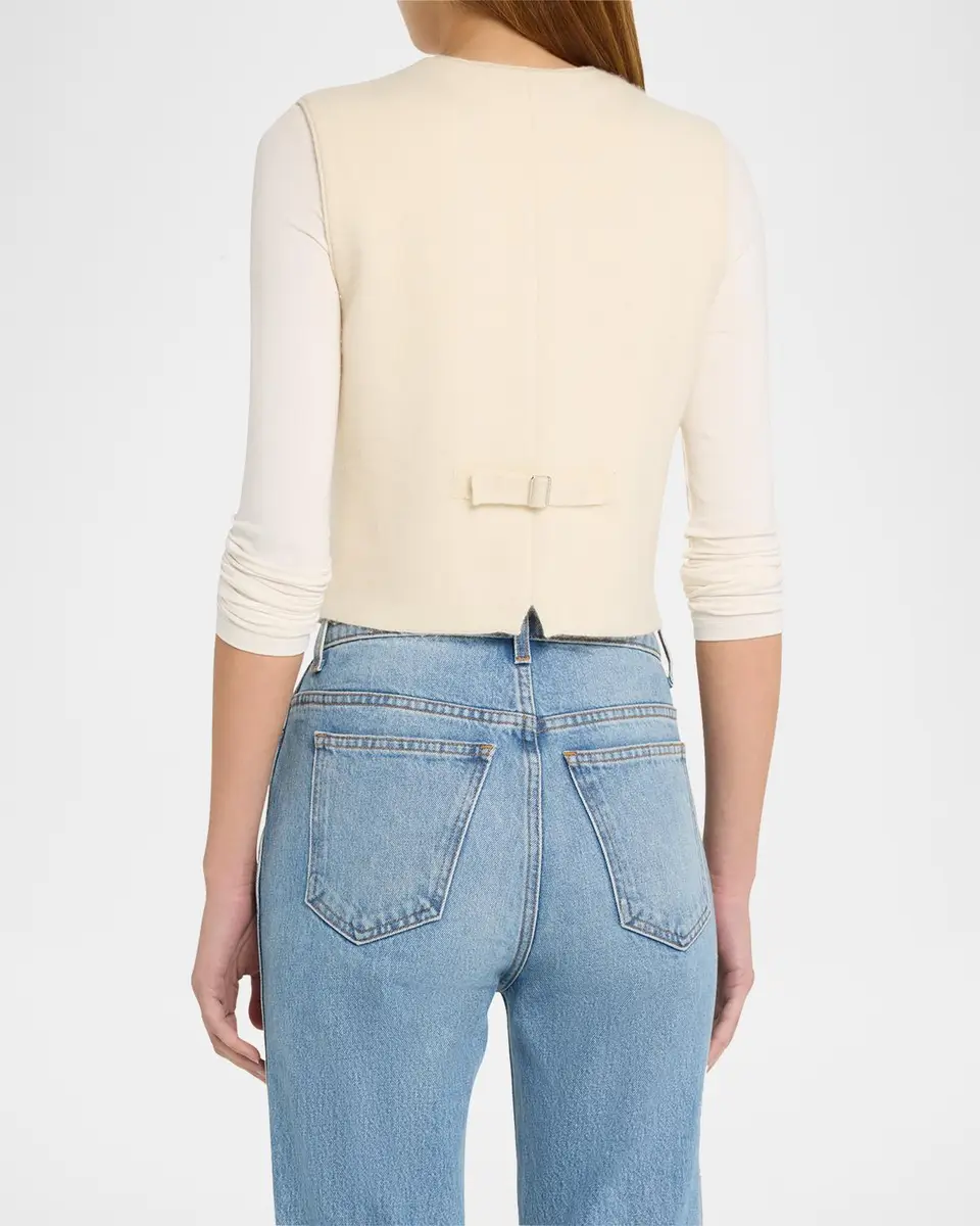 Guest In Residence Tailored Cashmere Vest | Thumbnail 3