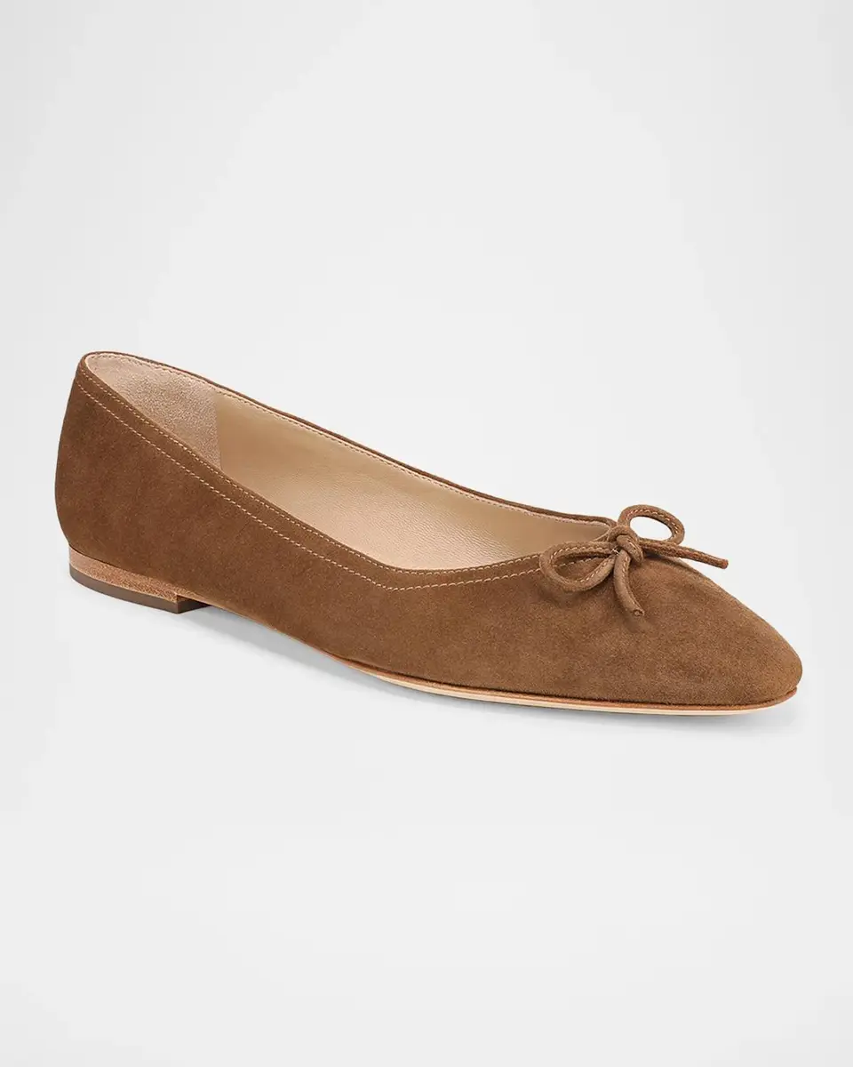 Veronica Beard Cailey Suede Ballerina Flats | Thumbnail 2 Veronica Beard Cailey Suede Ballerina Flats | Thumbnail 2