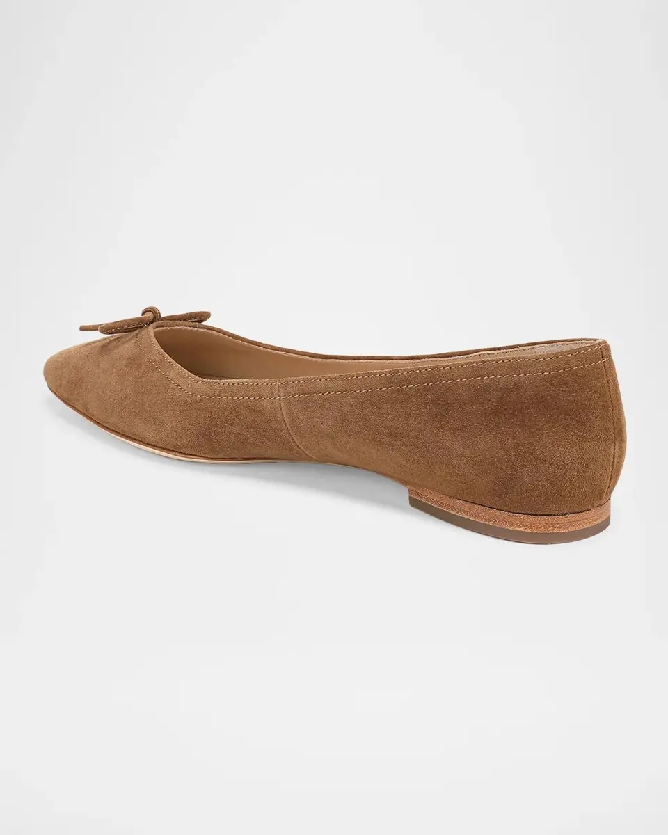 Veronica Beard Cailey Suede Ballerina Flats | Thumbnail 3 Veronica Beard Cailey Suede Ballerina Flats | Thumbnail 3