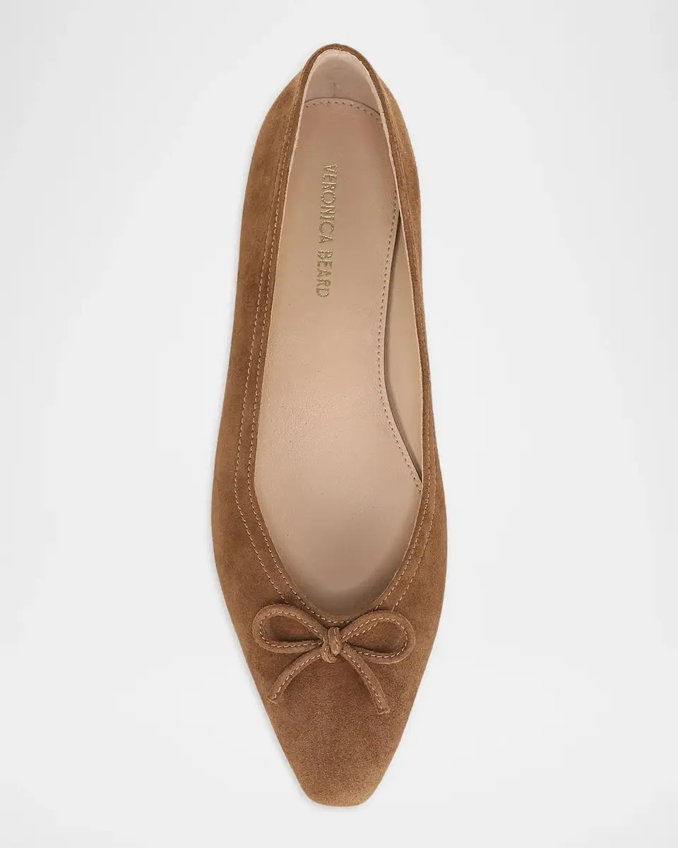 Veronica Beard Cailey Suede Ballerina Flats | Thumbnail 4 Veronica Beard Cailey Suede Ballerina Flats | Thumbnail 4