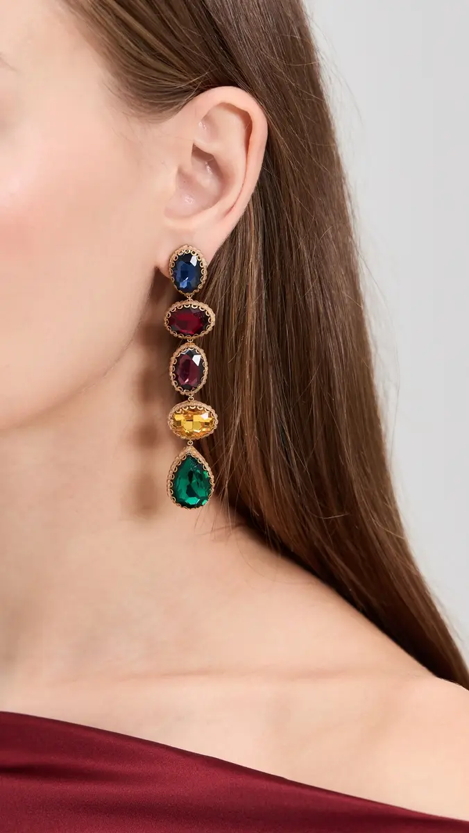 Deepa Gurnani Deepa by Tyra Earrings | Thumbnail 3 Deepa Gurnani Deepa by Tyra Earrings | Thumbnail 3