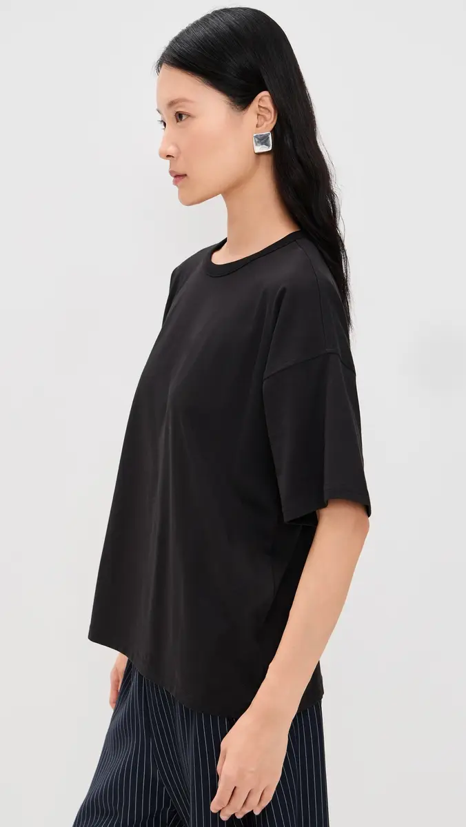 Sold Out NYC The Oversized Tee in Black Black | Thumbnail 4