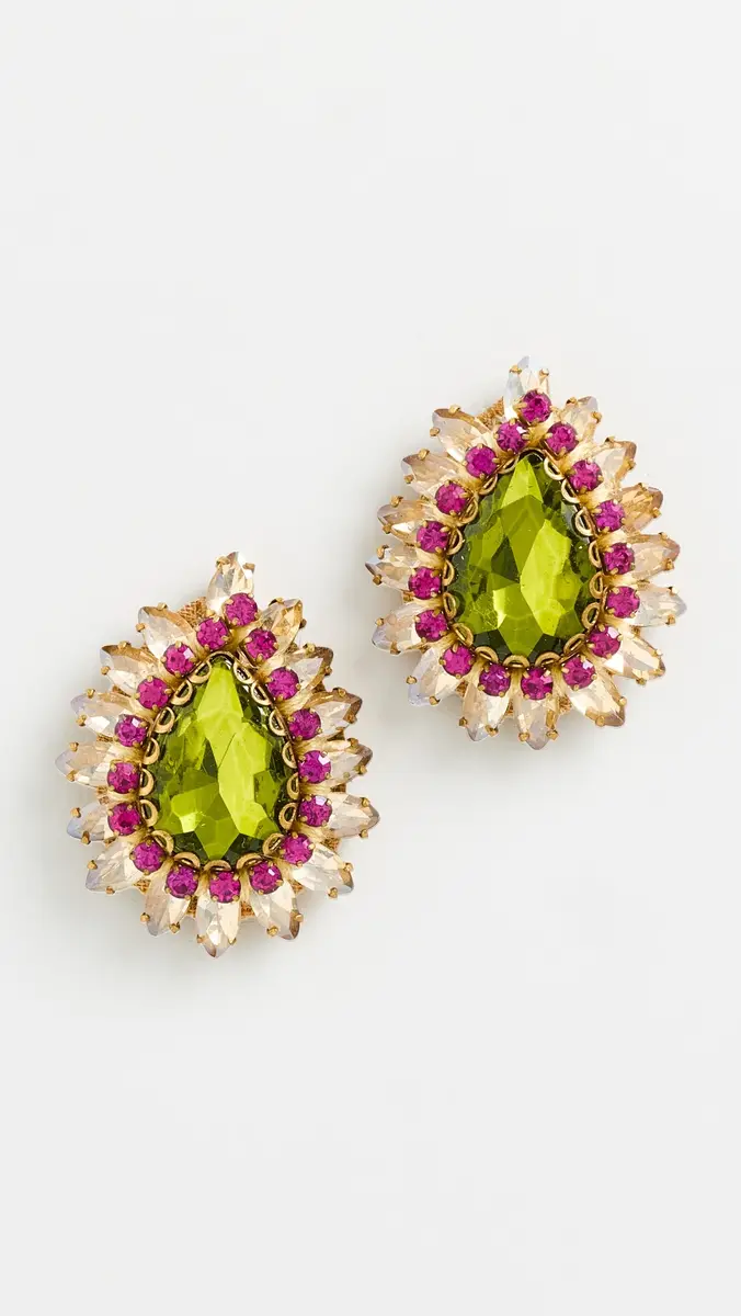Deepa Gurnani Deepa by Leesha Earrings | Thumbnail 2 Deepa Gurnani Deepa by Leesha Earrings | Thumbnail 2