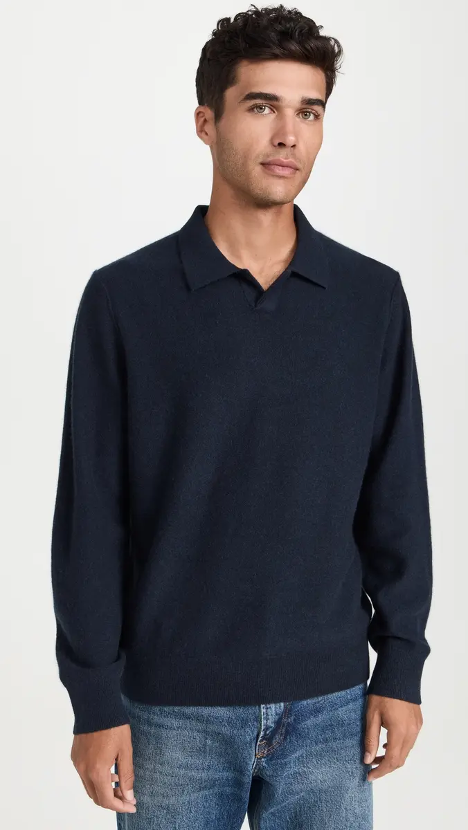 Vince Boiled Cashmere Johnny Collar Sweater | Thumbnail 2 Vince Boiled Cashmere Johnny Collar Sweater | Thumbnail 2