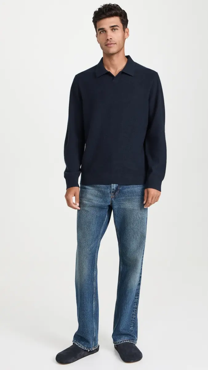 Vince Boiled Cashmere Johnny Collar Sweater | Thumbnail 5 Vince Boiled Cashmere Johnny Collar Sweater | Thumbnail 5