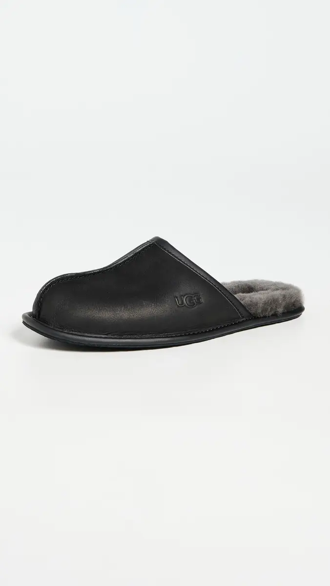 UGG Scuff Leather Slippers | Thumbnail 2 UGG Scuff Leather Slippers | Thumbnail 2