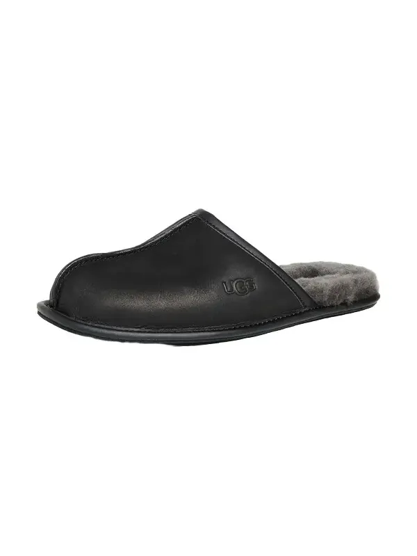 Scuff Leather Slippers