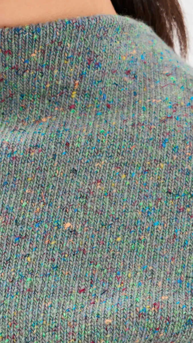 Proenza Schouler Abie Dress In Dress In Donegal Knit Black multi | Thumbnail 6 Proenza Schouler Abie Dress In Dress In Donegal Knit Black multi | Thumbnail 6