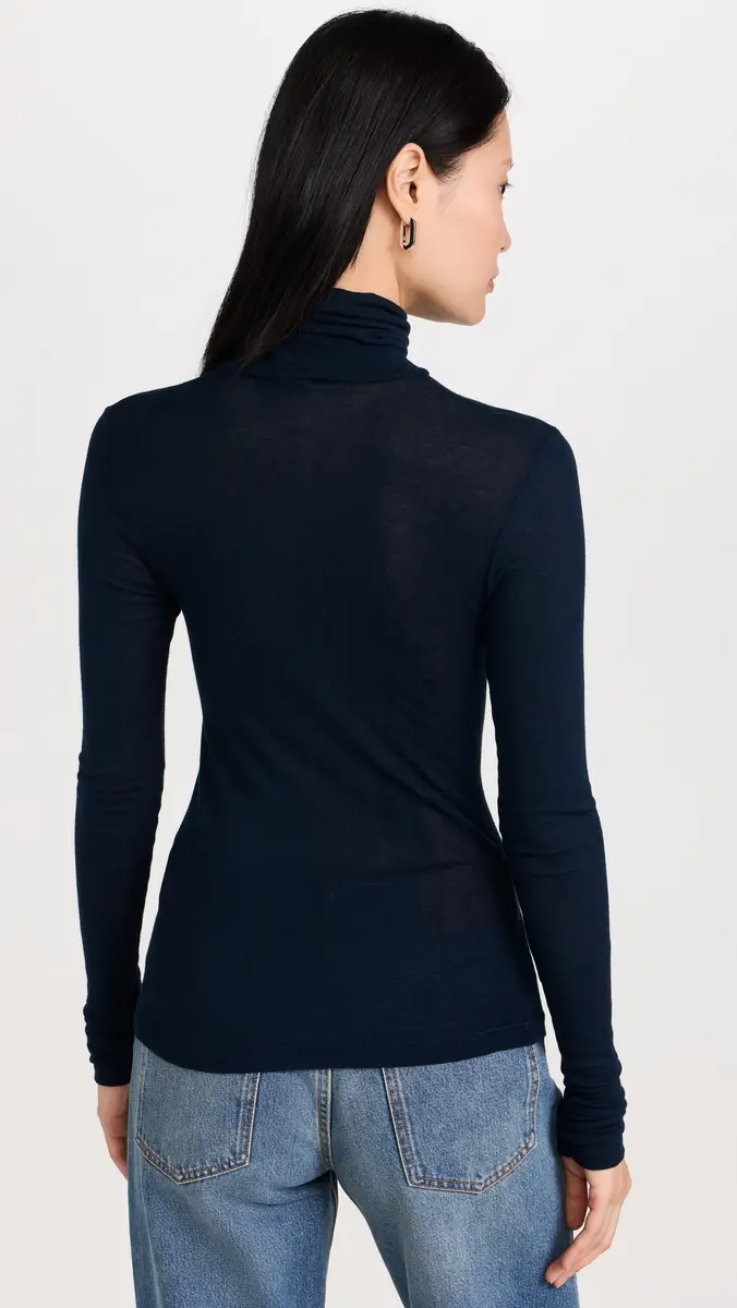 Sold Out NYC The Cashmere Turtleneck in Navy Navy | Thumbnail 3 Sold Out NYC The Cashmere Turtleneck in Navy Navy | Thumbnail 3