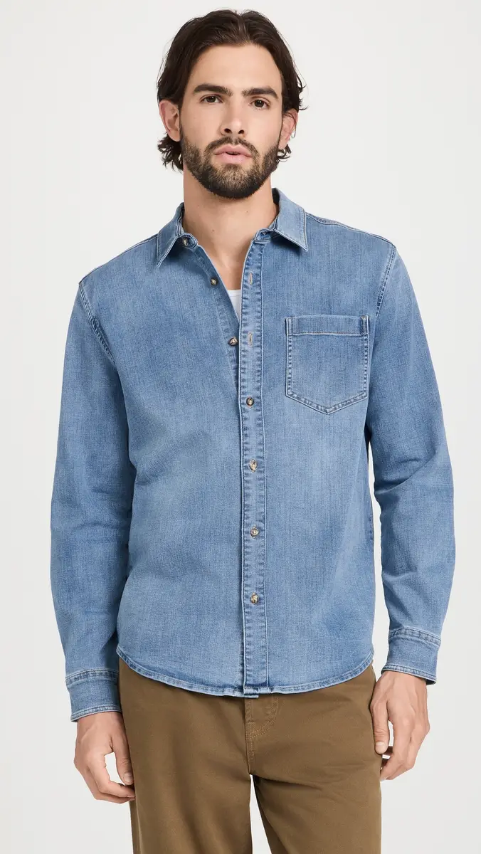 Fair Harbor The Driftwood Denim Shirt | Thumbnail 2 Fair Harbor The Driftwood Denim Shirt | Thumbnail 2