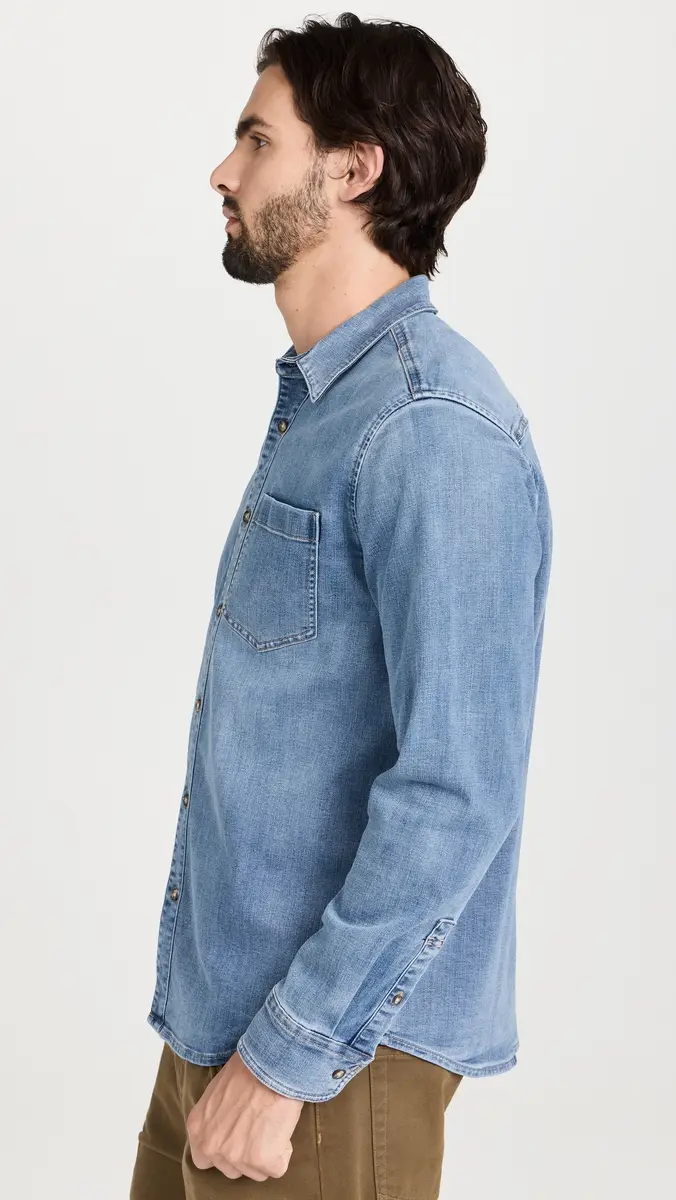 Fair Harbor The Driftwood Denim Shirt | Thumbnail 4 Fair Harbor The Driftwood Denim Shirt | Thumbnail 4