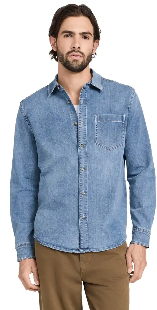 Fair Harbor The Driftwood Denim Shirt