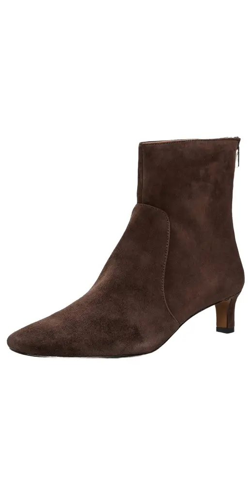 Madewell The Dimes Kitten Heel Boots In Suede