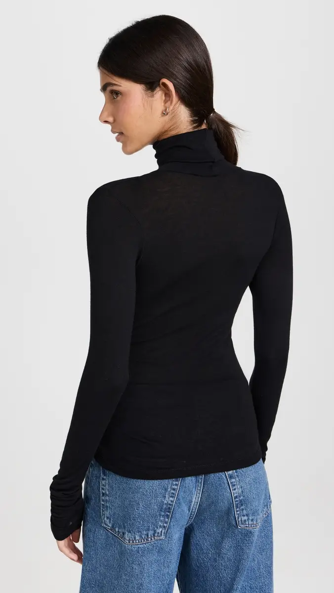 Sold Out NYC The Cashmere Turtleneck in Black Black | Thumbnail 3 Sold Out NYC The Cashmere Turtleneck in Black Black | Thumbnail 3