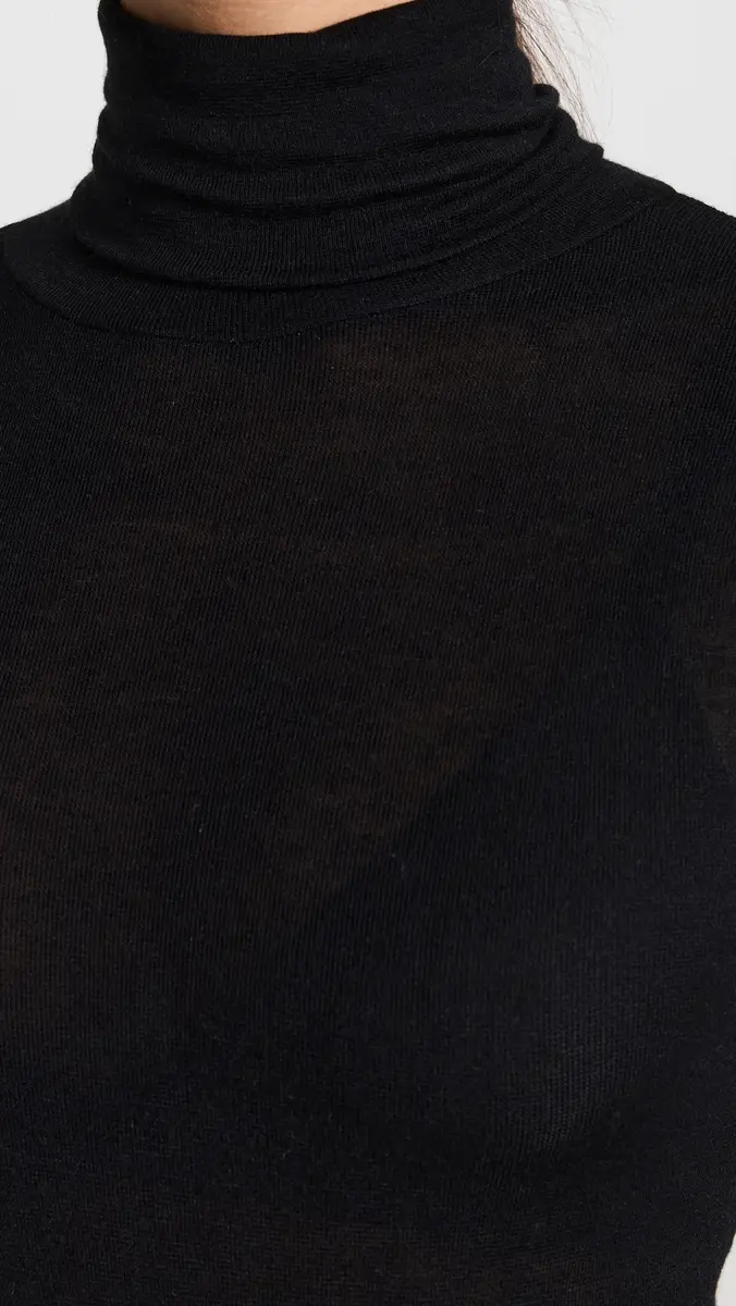 Sold Out NYC The Cashmere Turtleneck in Black Black | Thumbnail 6 Sold Out NYC The Cashmere Turtleneck in Black Black | Thumbnail 6