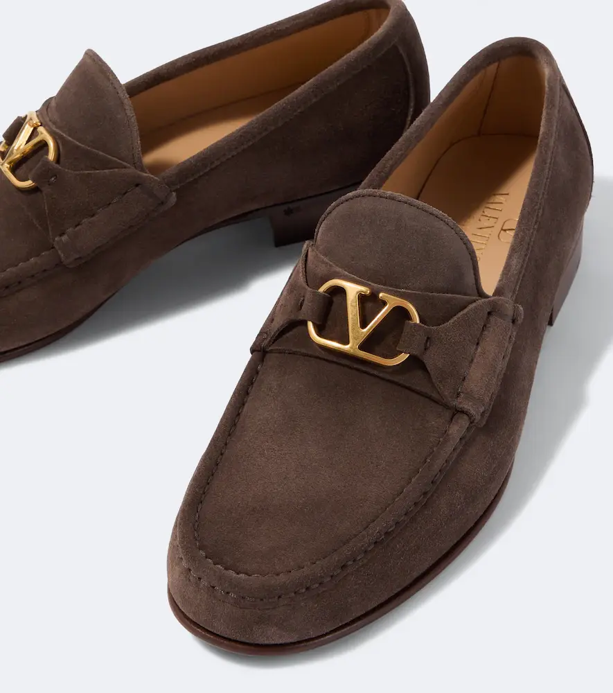 Valentino Garavani VLogo suede loafers | Thumbnail 2 Valentino Garavani VLogo suede loafers | Thumbnail 2