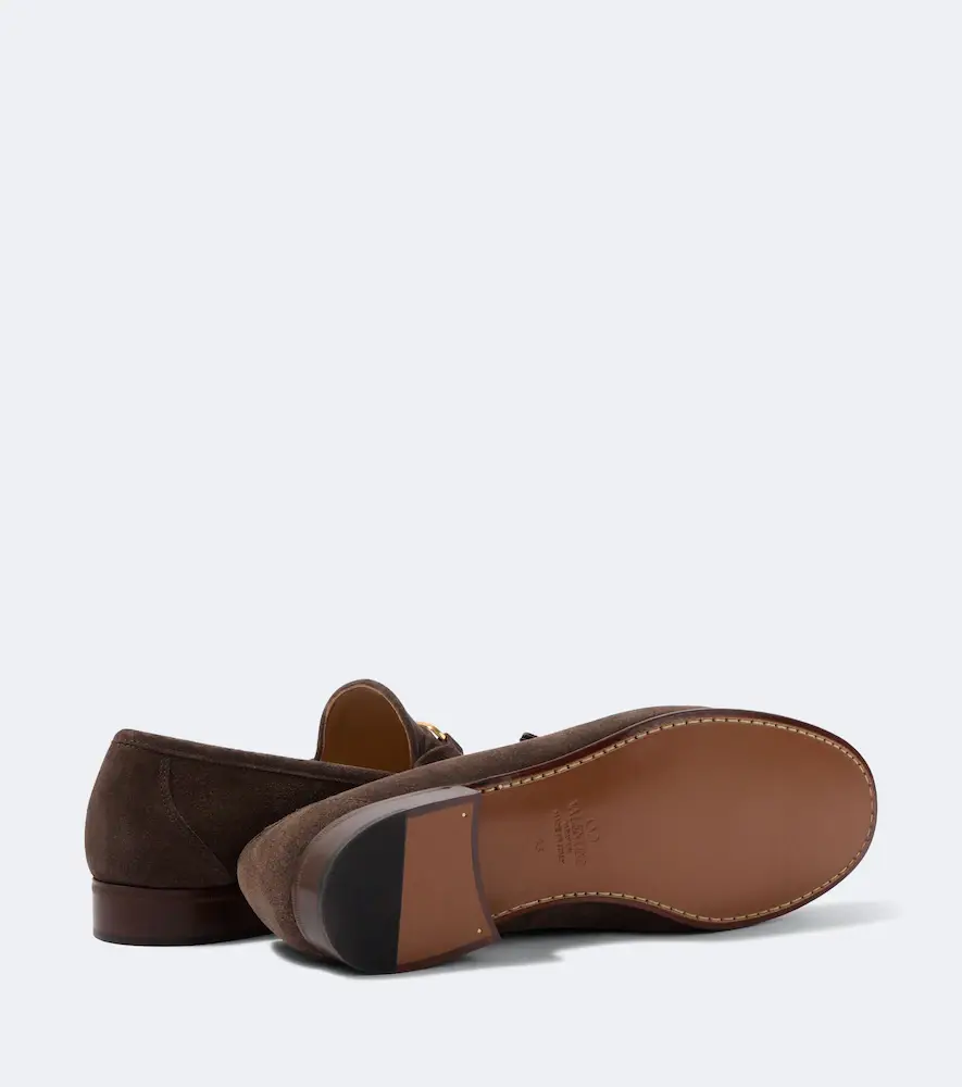 Valentino Garavani VLogo suede loafers | Thumbnail 4 Valentino Garavani VLogo suede loafers | Thumbnail 4