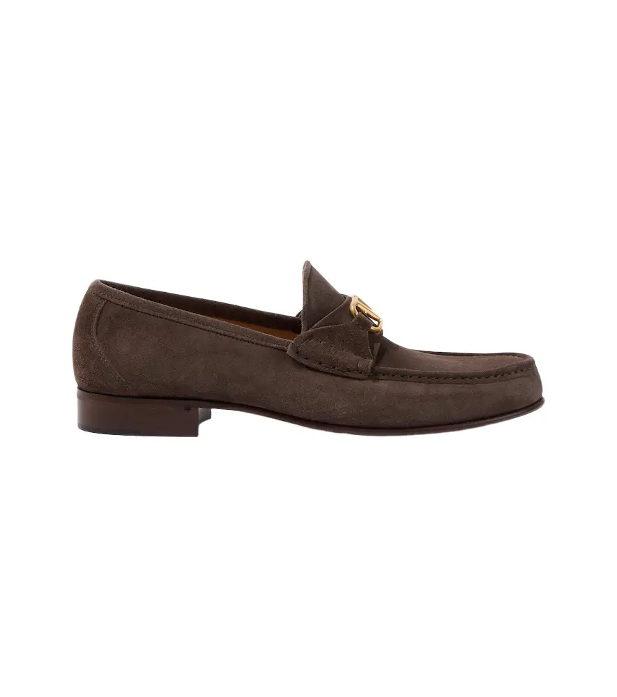 Valentino Garavani VLogo suede loafers