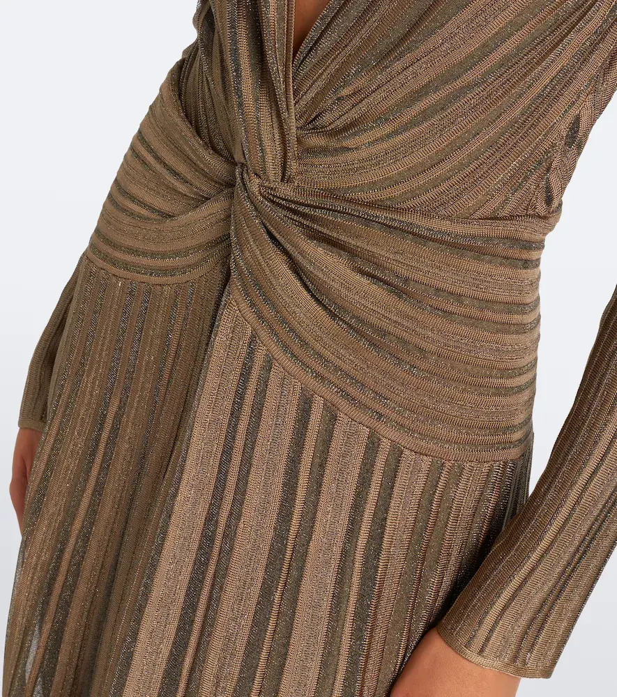 Ralph Lauren Collection Dabney pleated silk-blend lamé gown | Thumbnail 4 Ralph Lauren Collection Dabney pleated silk-blend lamé gown | Thumbnail 4