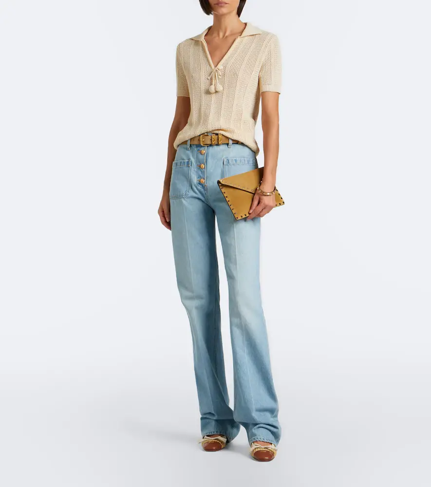 Valentino Garavani Rockstud Medium suede pouch | Thumbnail 6 Valentino Garavani Rockstud Medium suede pouch | Thumbnail 6