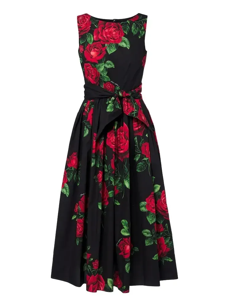 Floral cotton midi dress Floral cotton midi dress