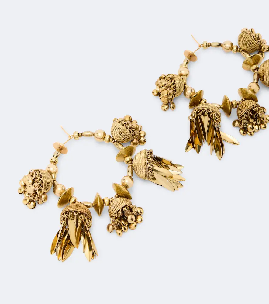 Dries Van Noten Embellished hoop earrings | Thumbnail 4 Dries Van Noten Embellished hoop earrings | Thumbnail 4