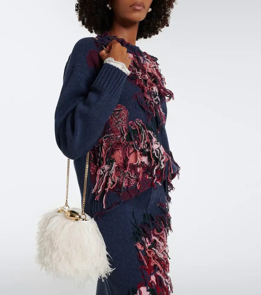 Erdem Bloom Mini fringed top-handle bag | Thumbnail 4