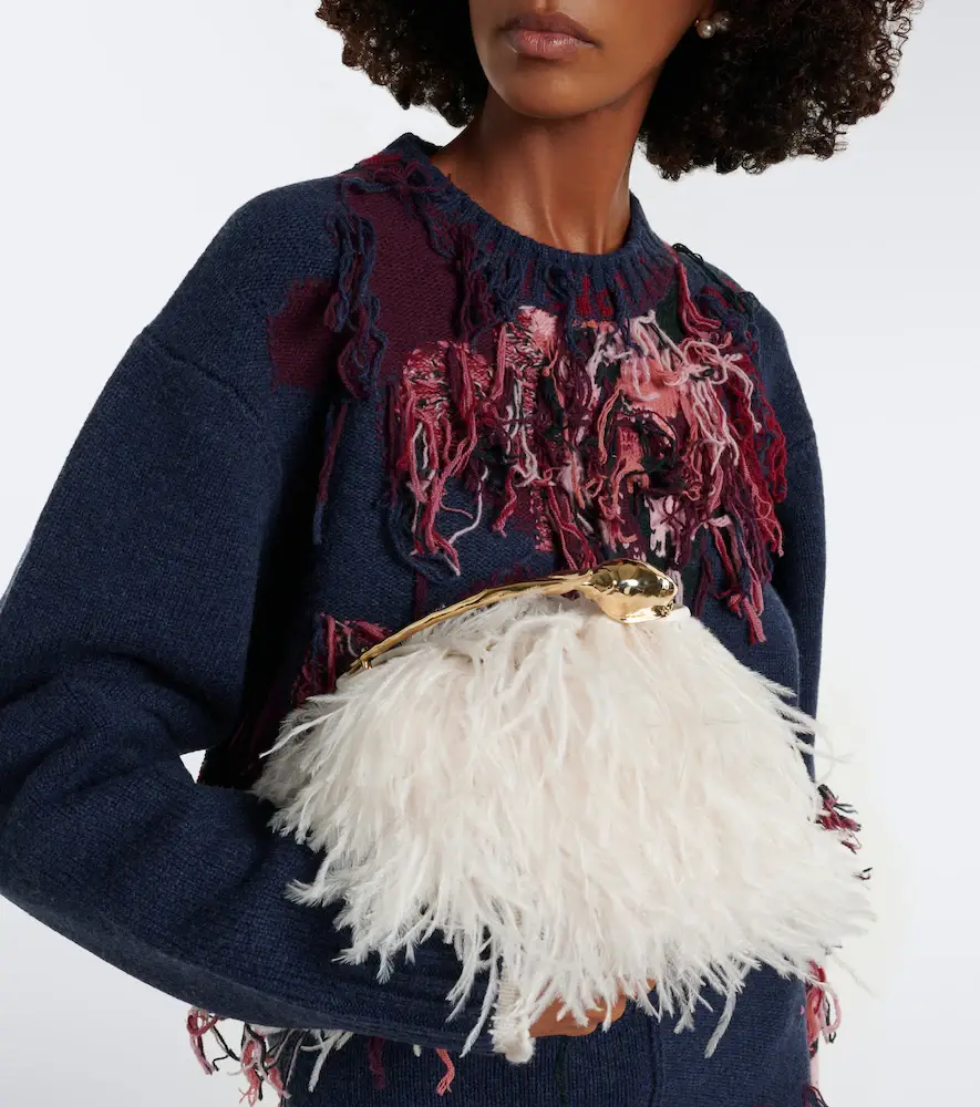 Erdem Bloom Mini fringed top-handle bag | Thumbnail 5