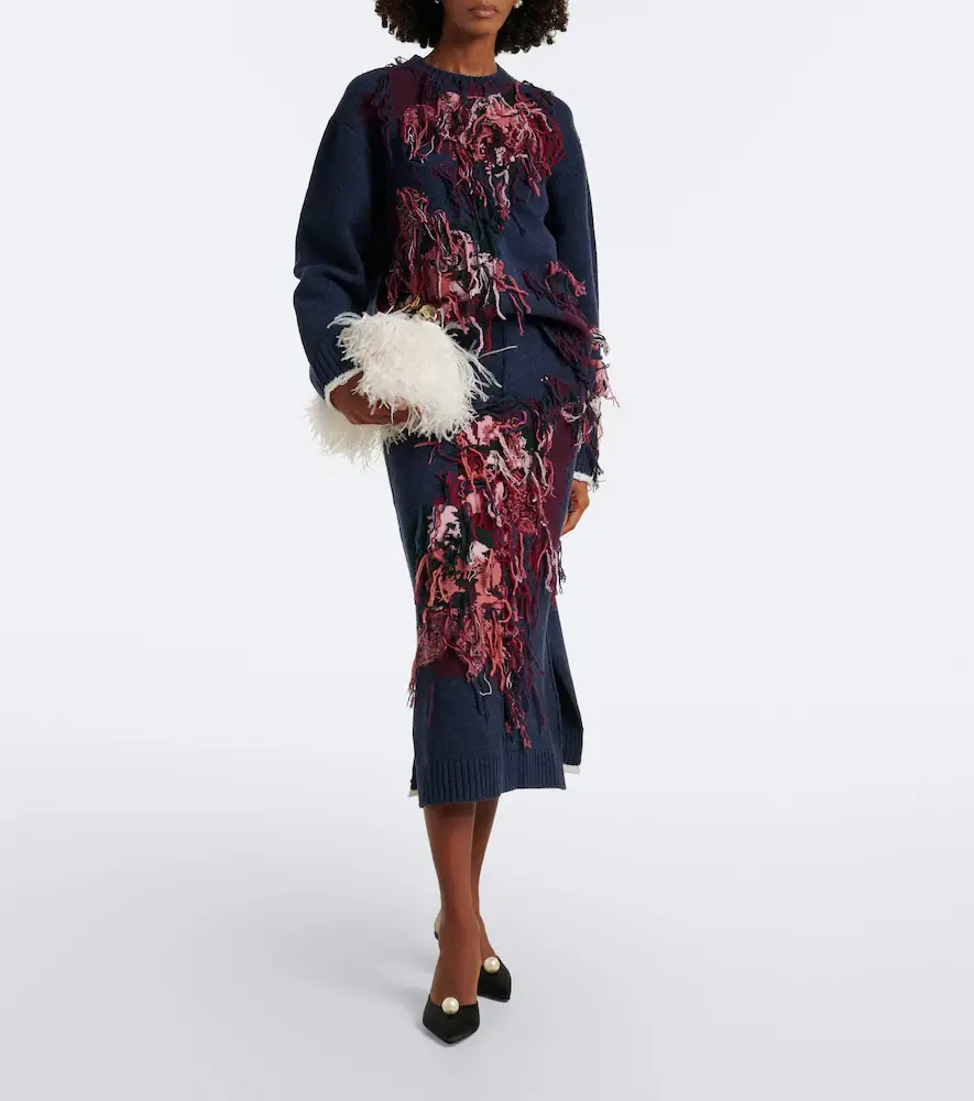 Erdem Bloom Mini fringed top-handle bag | Thumbnail 6