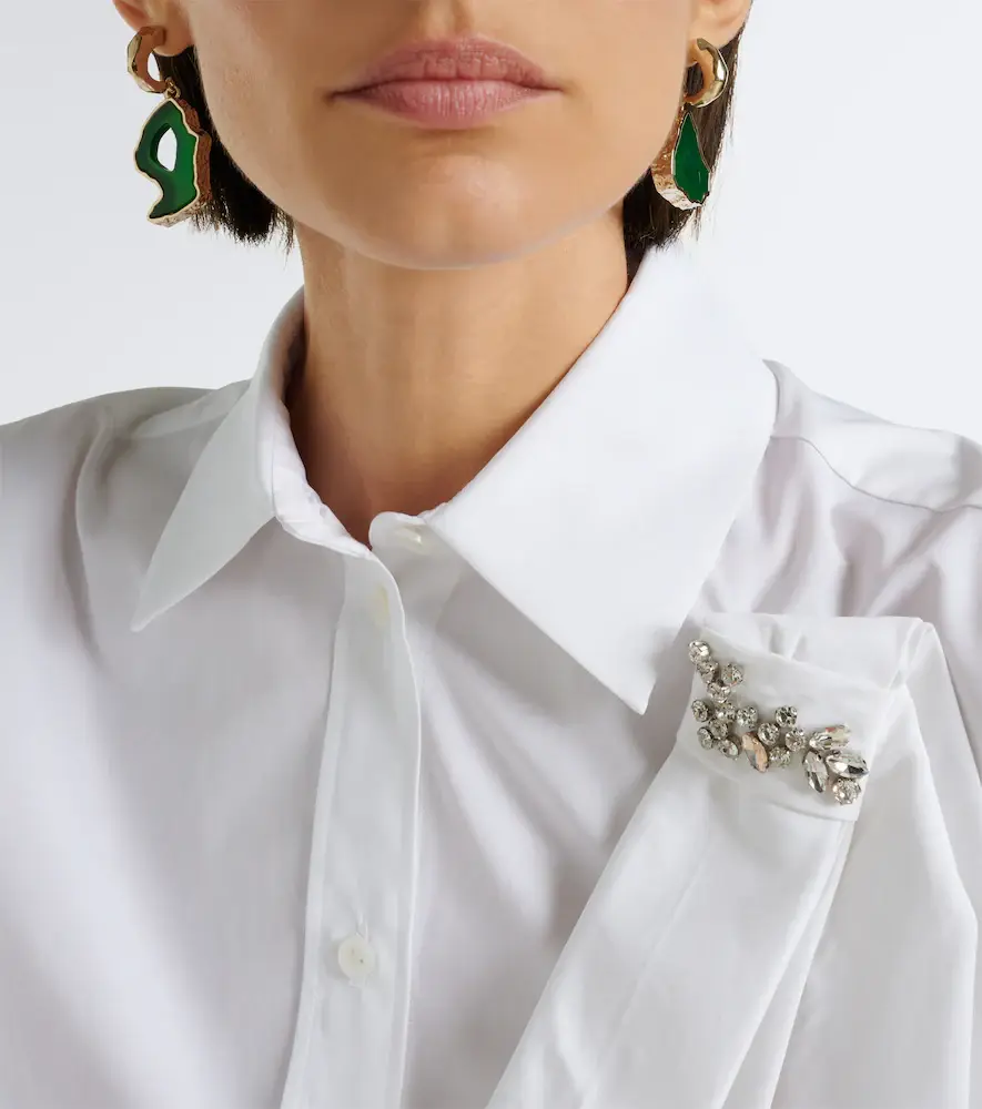 Erdem Embellished drop earrings | Thumbnail 6 Erdem Embellished drop earrings | Thumbnail 6