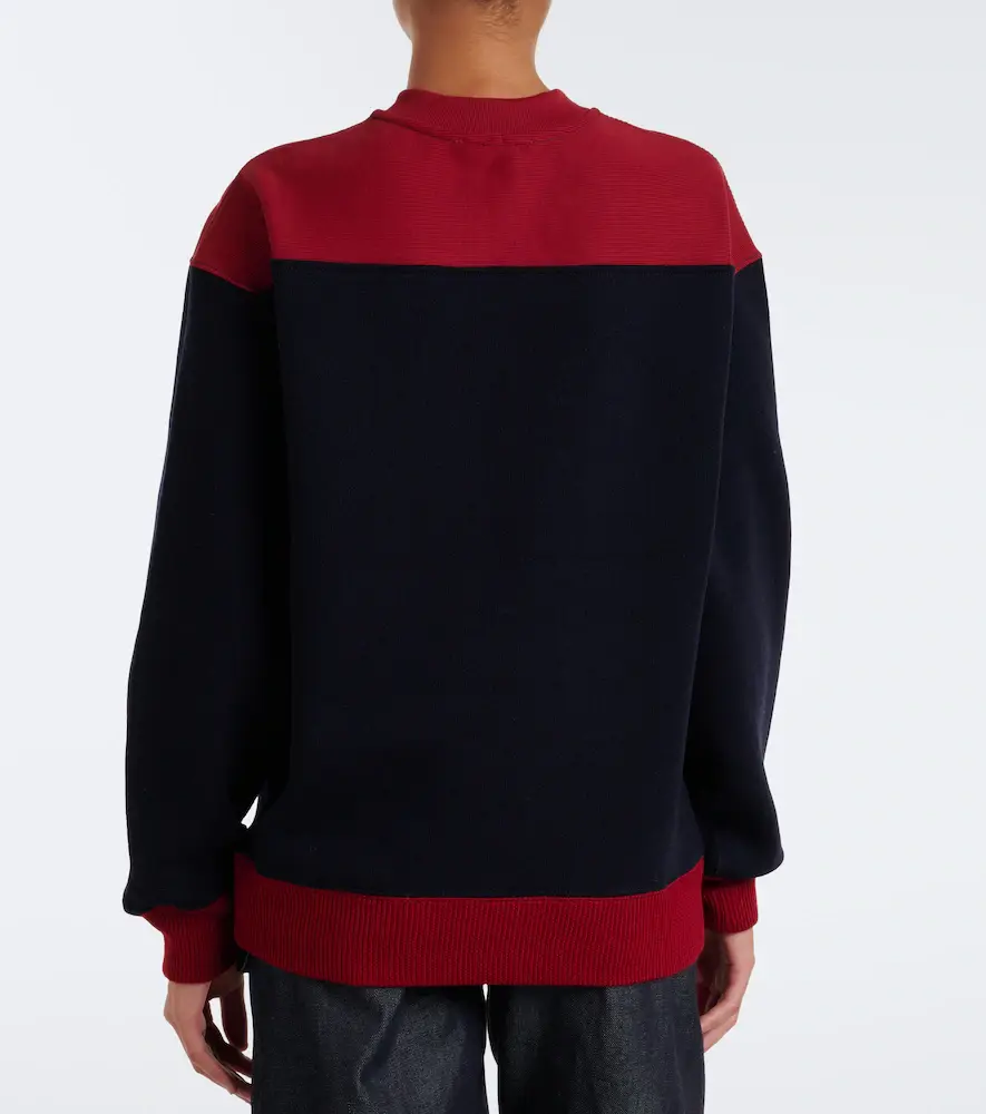 JW Anderson Embroidered wool-blend sweatshirt | Thumbnail 6