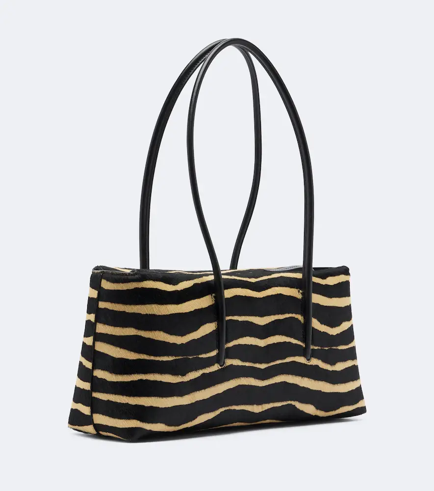 DeMellier Stockholm calf hair shoulder bag | Thumbnail 3 DeMellier Stockholm calf hair shoulder bag | Thumbnail 3
