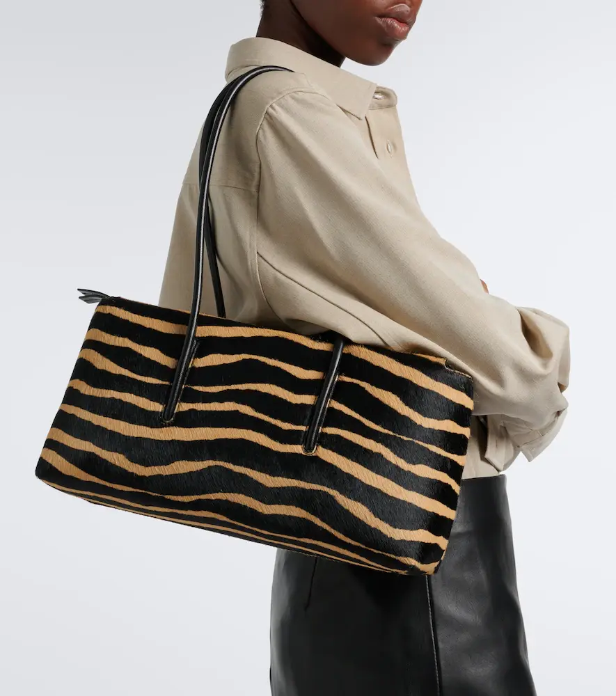 DeMellier Stockholm calf hair shoulder bag | Thumbnail 5 DeMellier Stockholm calf hair shoulder bag | Thumbnail 5