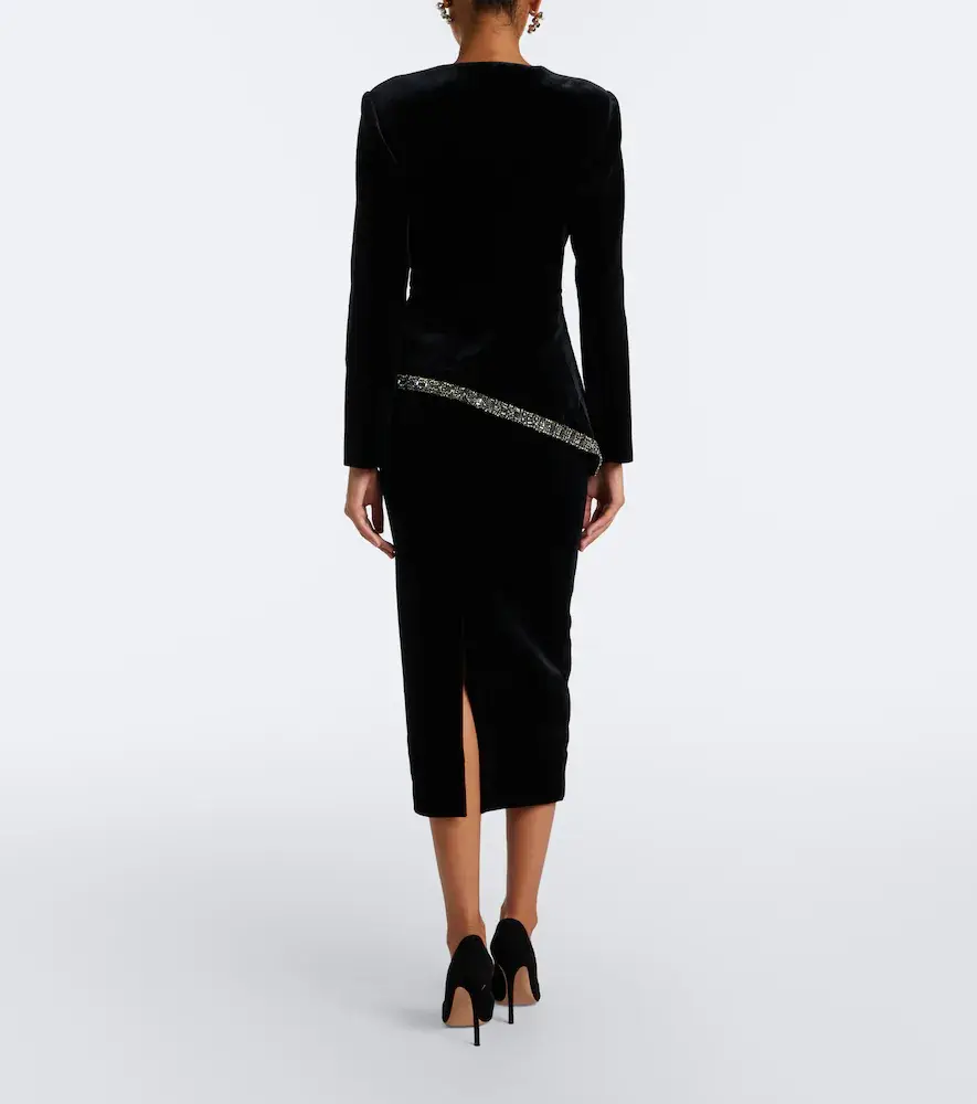 Roland Mouret Velvet pencil skirt | Thumbnail 3 Roland Mouret Velvet pencil skirt | Thumbnail 3