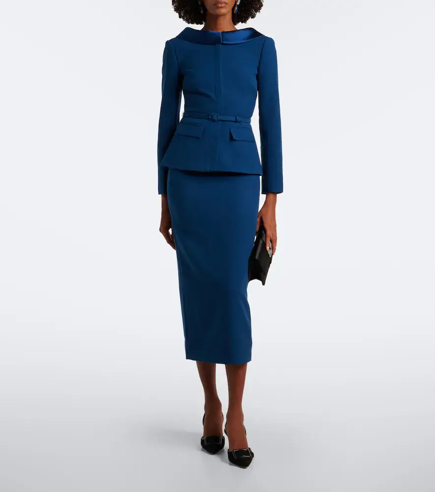 Roland Mouret Crêpe jacket | Thumbnail 3 Roland Mouret Crêpe jacket | Thumbnail 3