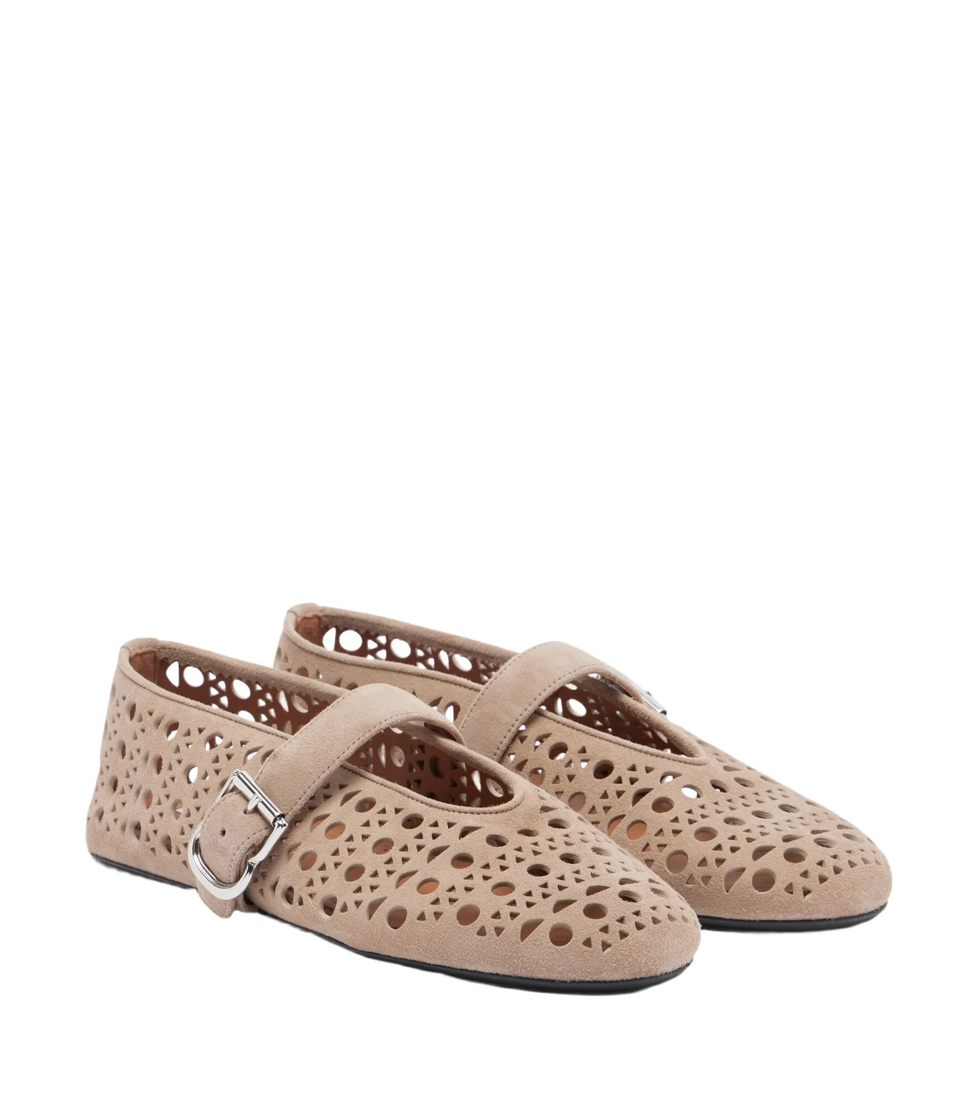 Alaïa Alaïa Vienne suede Mary Jane flats