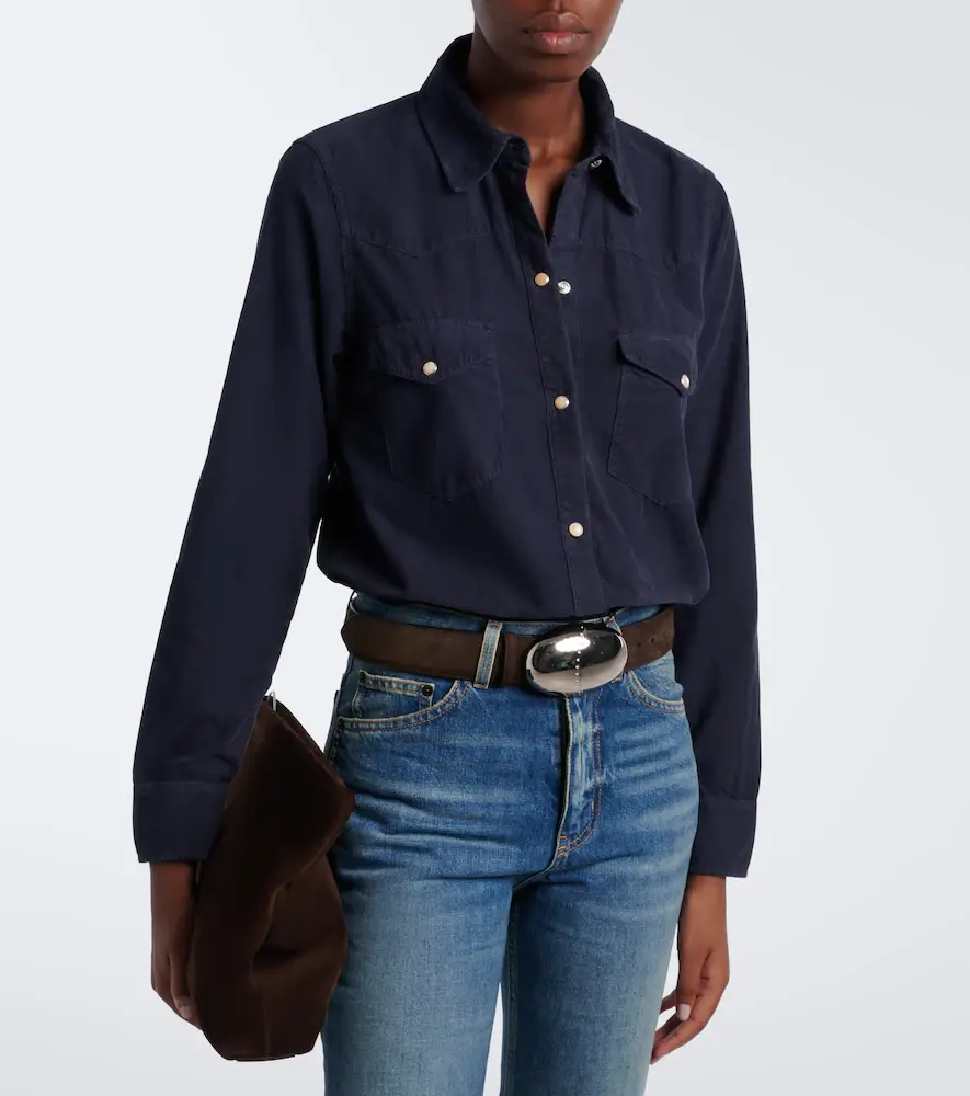 Nili Lotan Travis cotton corduroy shirt | Thumbnail 5 Nili Lotan Travis cotton corduroy shirt | Thumbnail 5