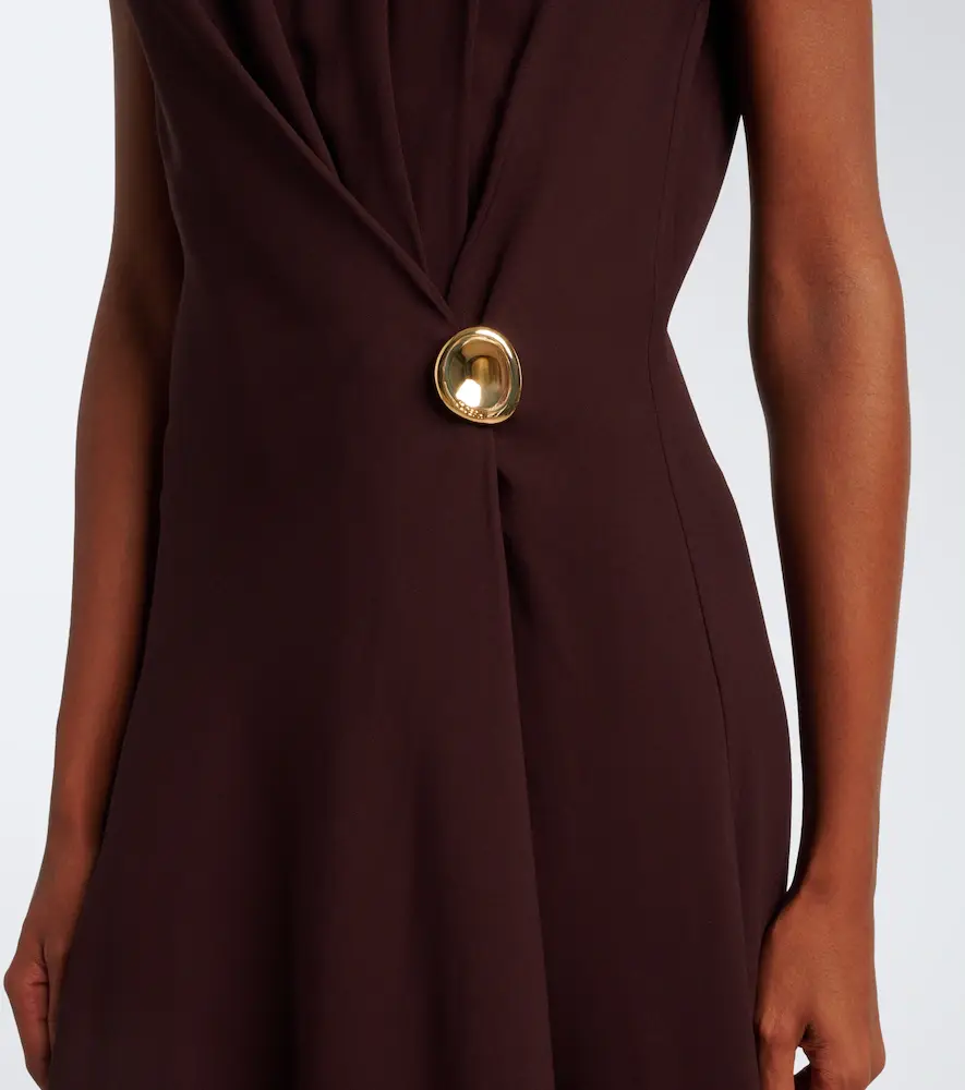 Joseph Taipan crêpe midi dress | Thumbnail 5