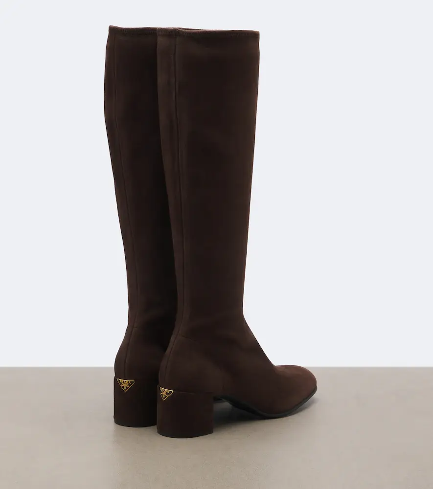 Prada Suede knee-high boots | Thumbnail 2 Prada Suede knee-high boots | Thumbnail 2