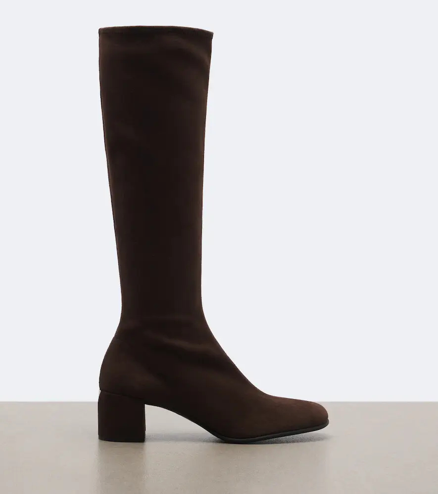 Prada Suede knee-high boots | Thumbnail 4 Prada Suede knee-high boots | Thumbnail 4
