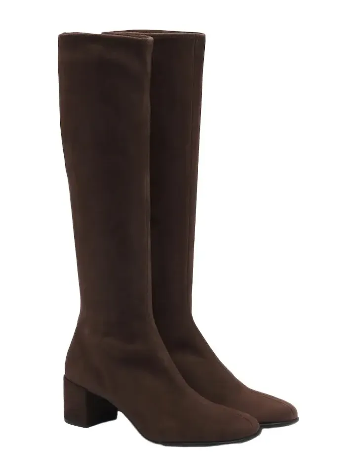 Suede knee-high boots Suede knee-high boots
