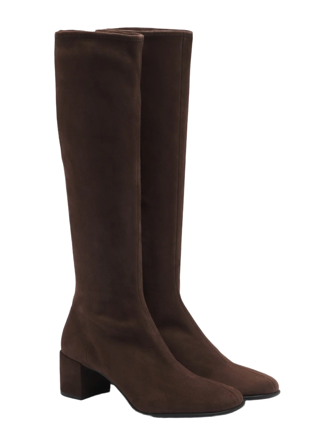 Prada Suede knee-high boots