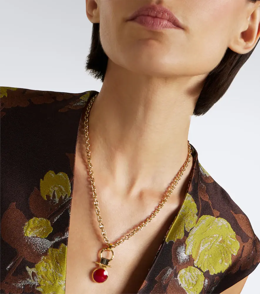 La DoubleJ Mini Shen 24kt gold-plated necklace | Thumbnail 4 La DoubleJ Mini Shen 24kt gold-plated necklace | Thumbnail 4