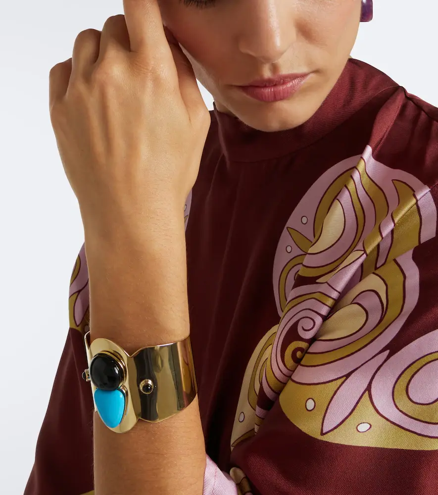 La DoubleJ Crystal-embellished cuff | Thumbnail 3