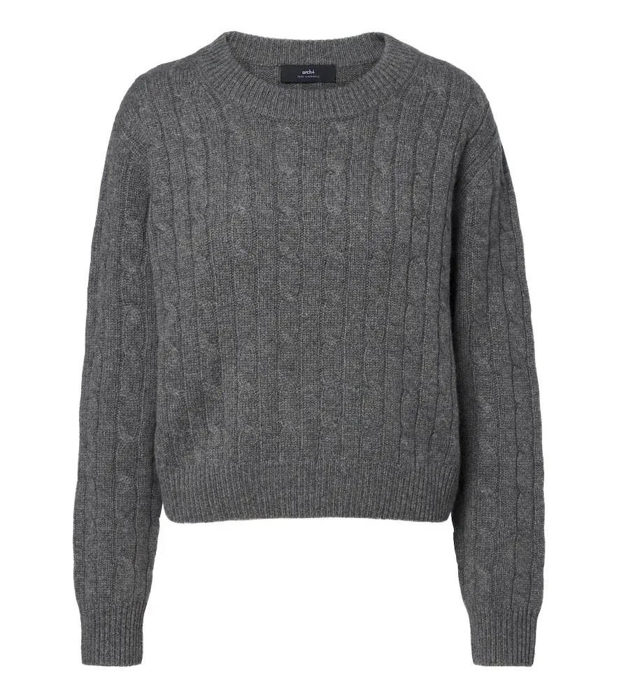 Burnaby cable-knit cashmere sweater Burnaby cable-knit cashmere sweater